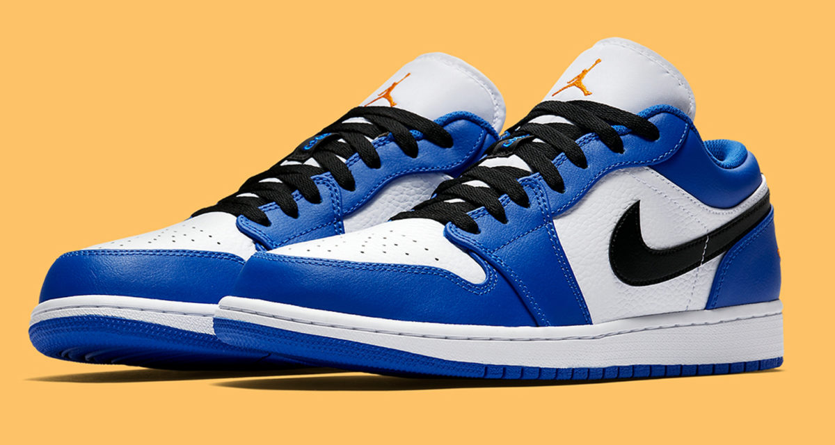 air jordan 1 low blue orange