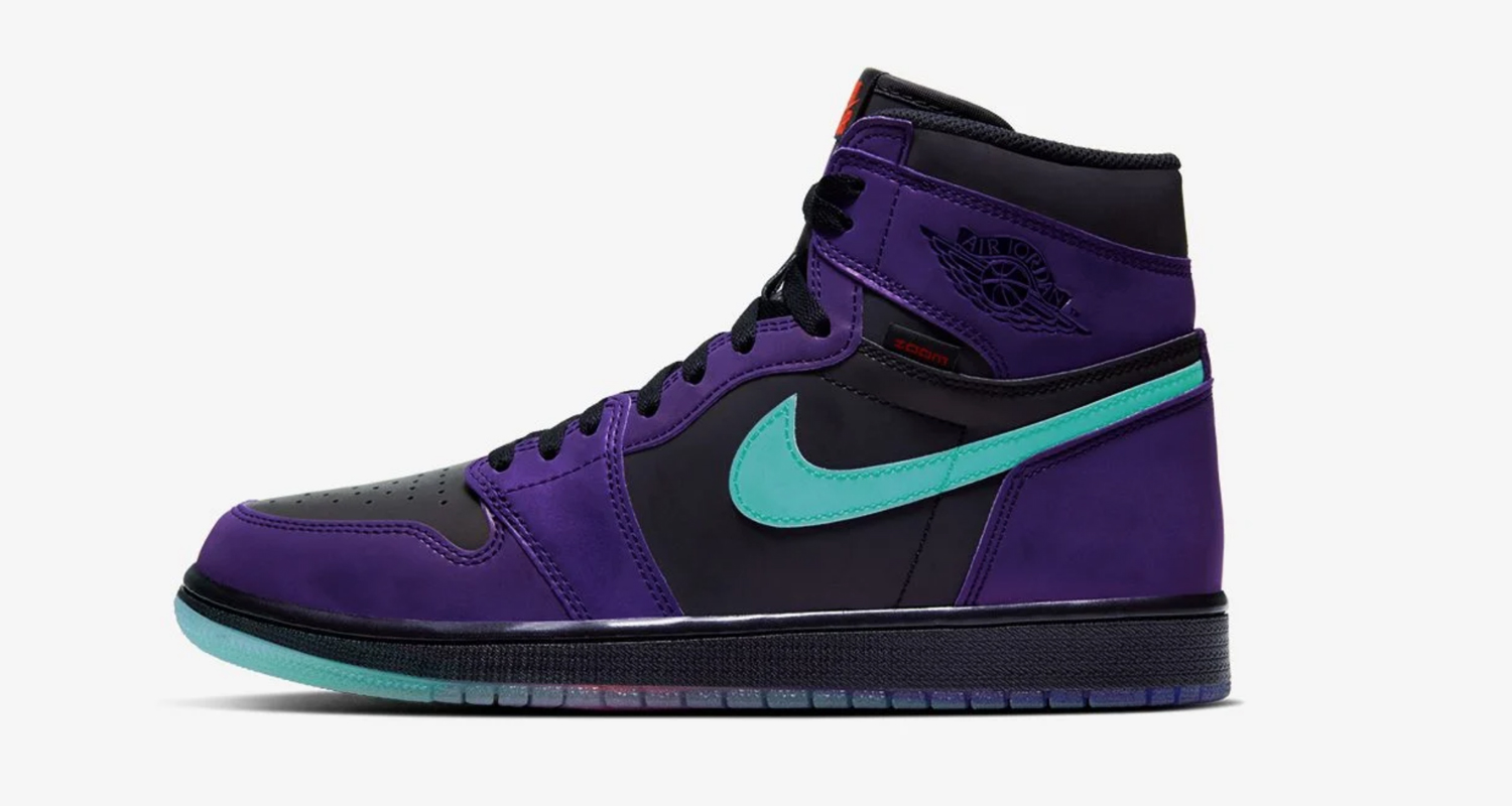 air jordan 1 retro black and purple