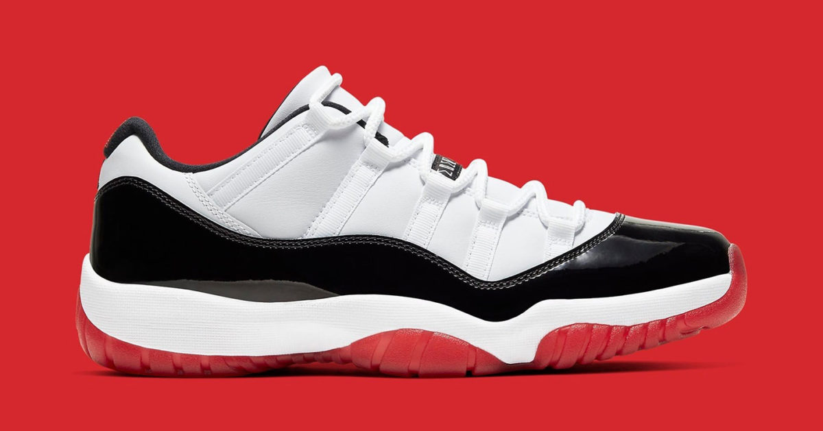 Air Jordan 11 Low Concord Bred •