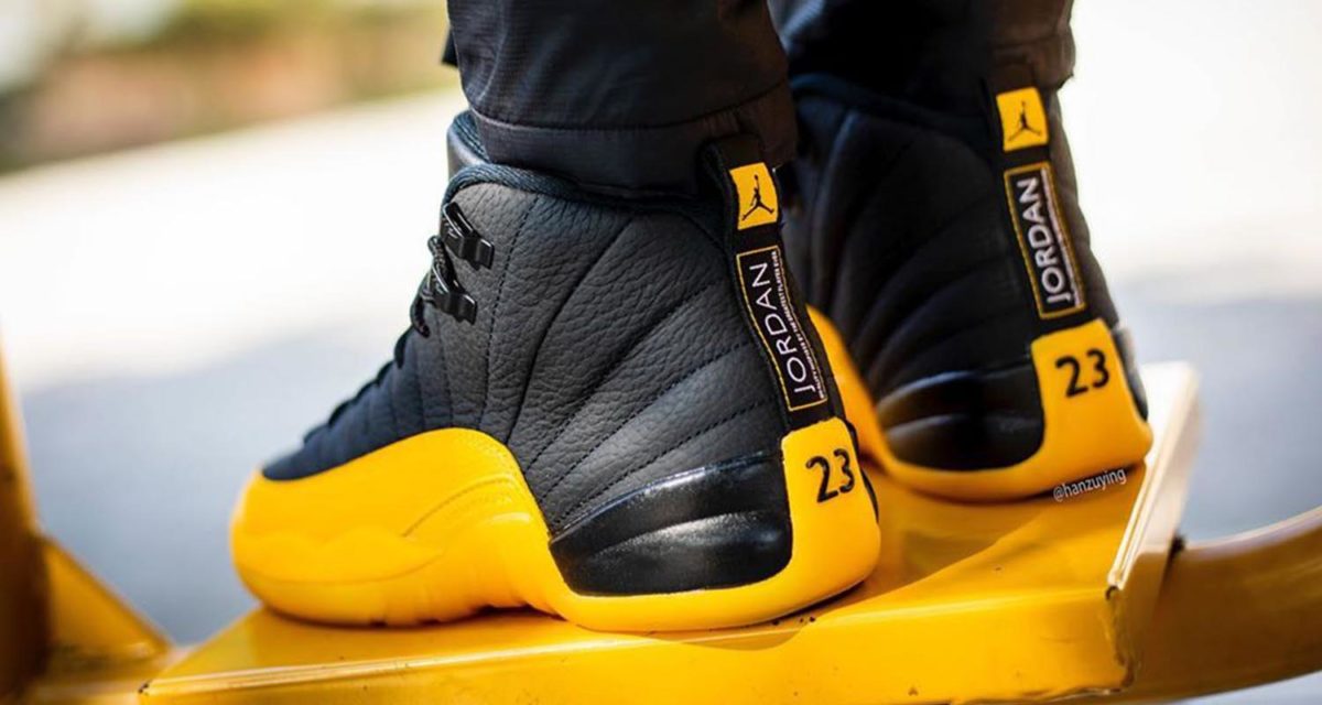 yellow 12 jordans