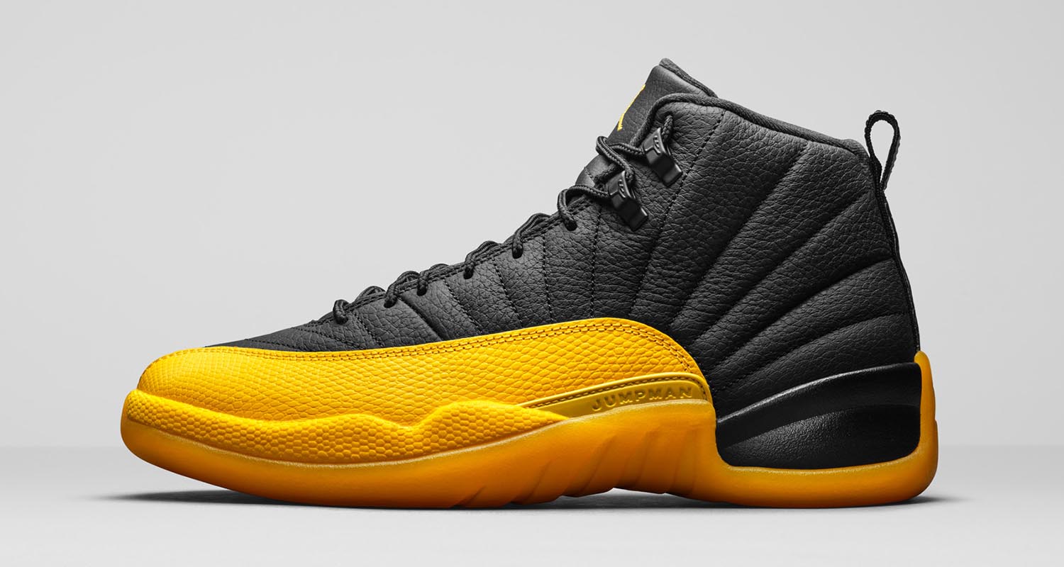 Buy Air Jordan 12 Black/University Gold 