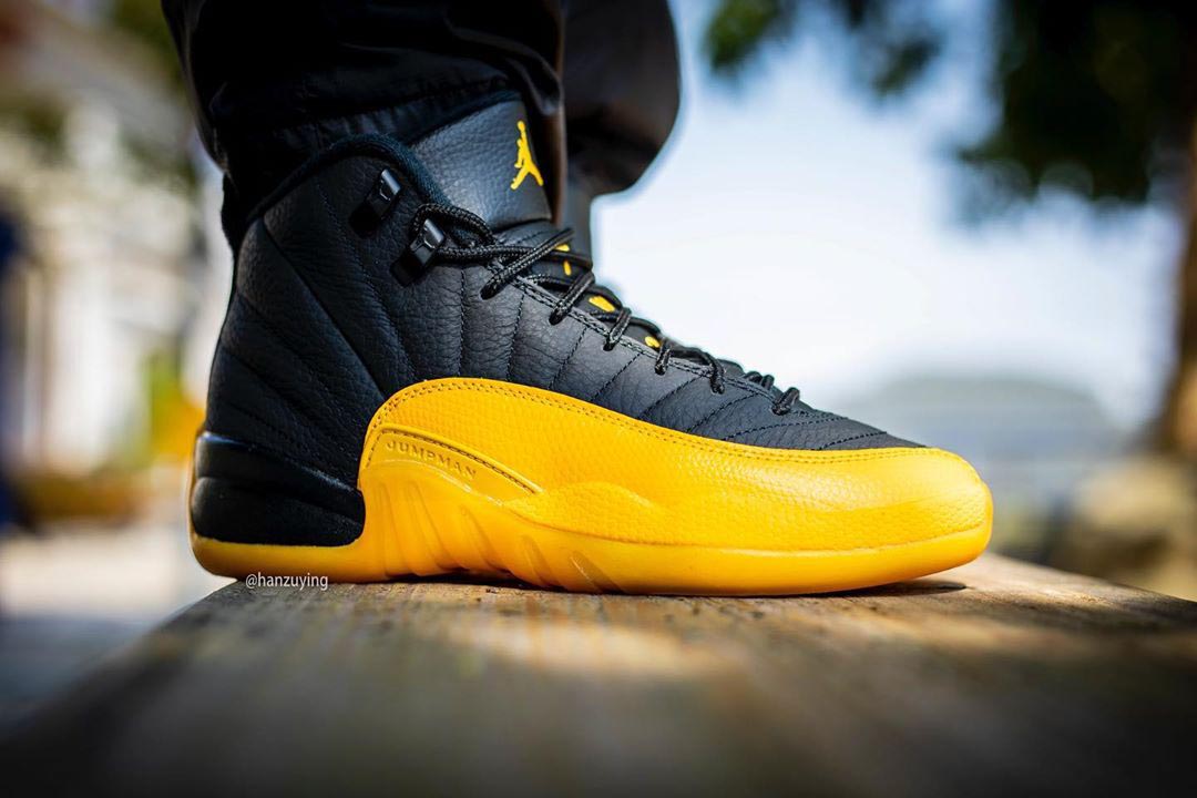 black and yellow jordan 12 release date