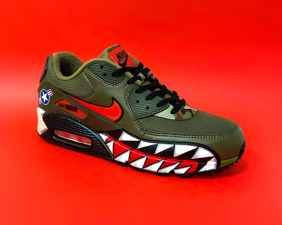 Custom Nike Air Max 90 Warbird Looks to the Past