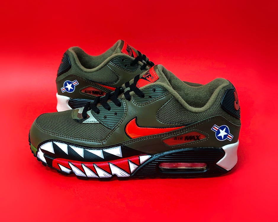 Custom Nike Air Max 90 Warbird Looks to the Past