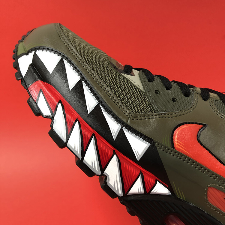 Custom Nike Air Max 90 Warbird Looks to the Past