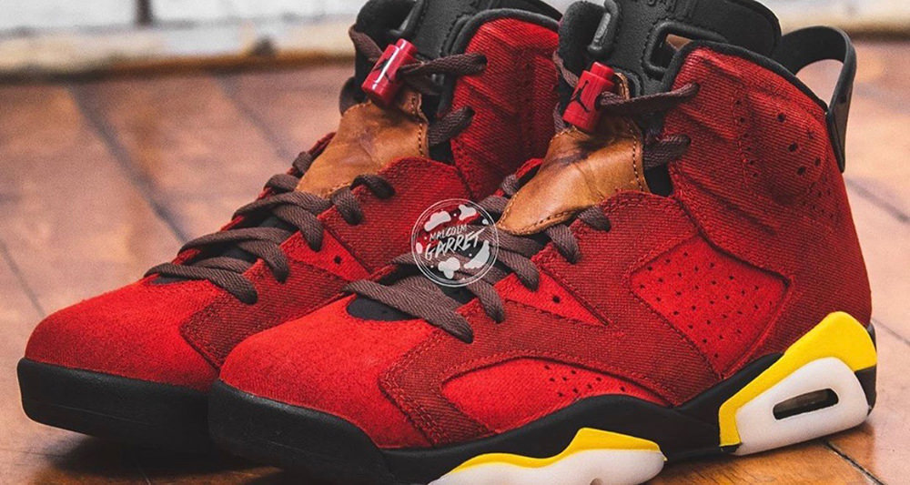 Custom Air Jordan 6 Ferrari Denim Has the Need for Speed