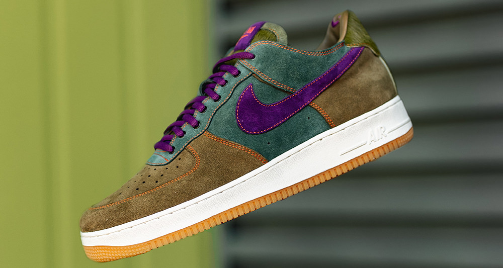 nike air force 1 low purple suede