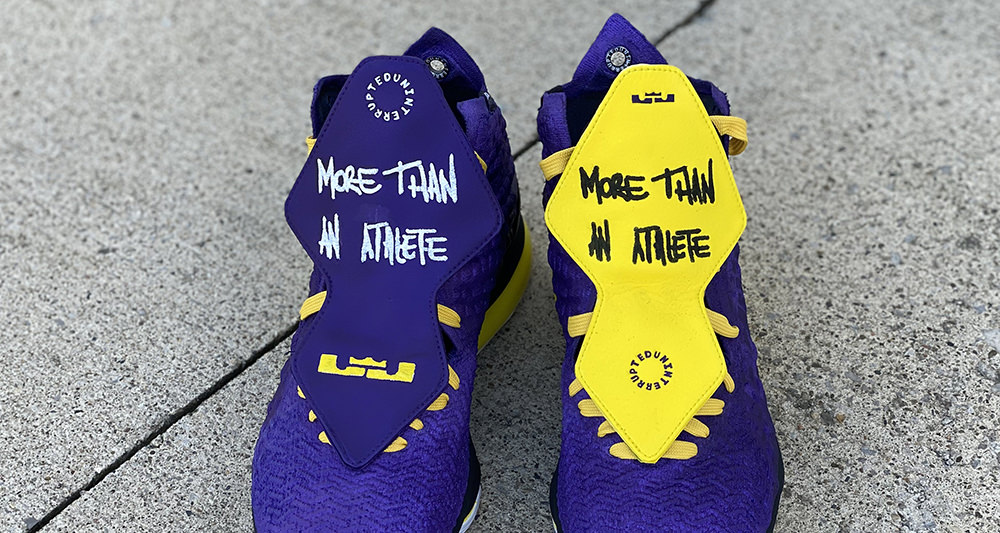 chasquido miércoles aniversario Custom Nike LeBron 17 "More Than An Athlete" Lakers | Nice Kicks