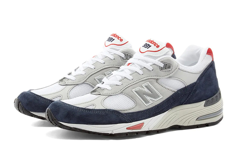 New Balance 991 Made in UK Grey/Blue/Red Release Date | Nice Kicks