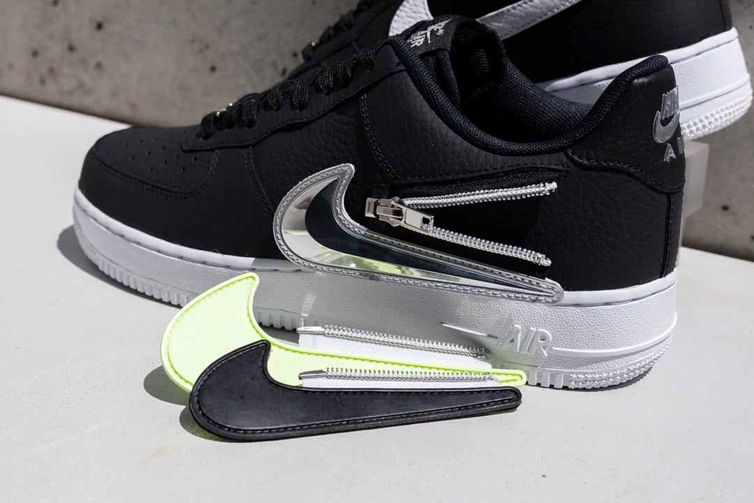black air force 1 with zipper