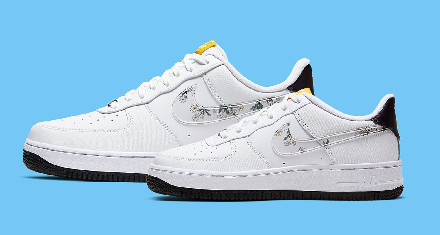 nike air force 1 small daisy lace