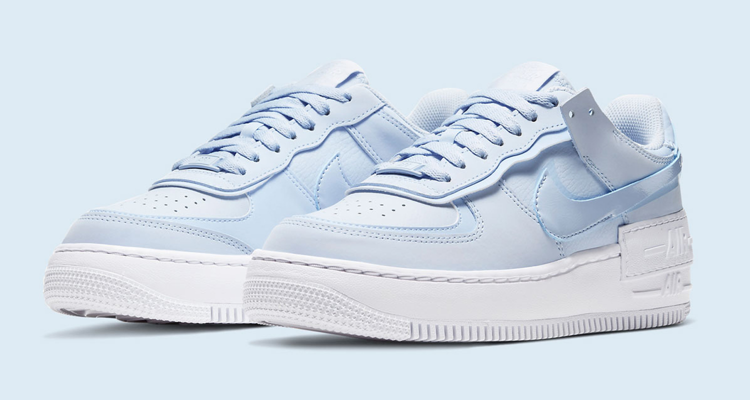 Nike Women's Air Force 1 Shadow Hydrogen Blue/White - CV3020-400