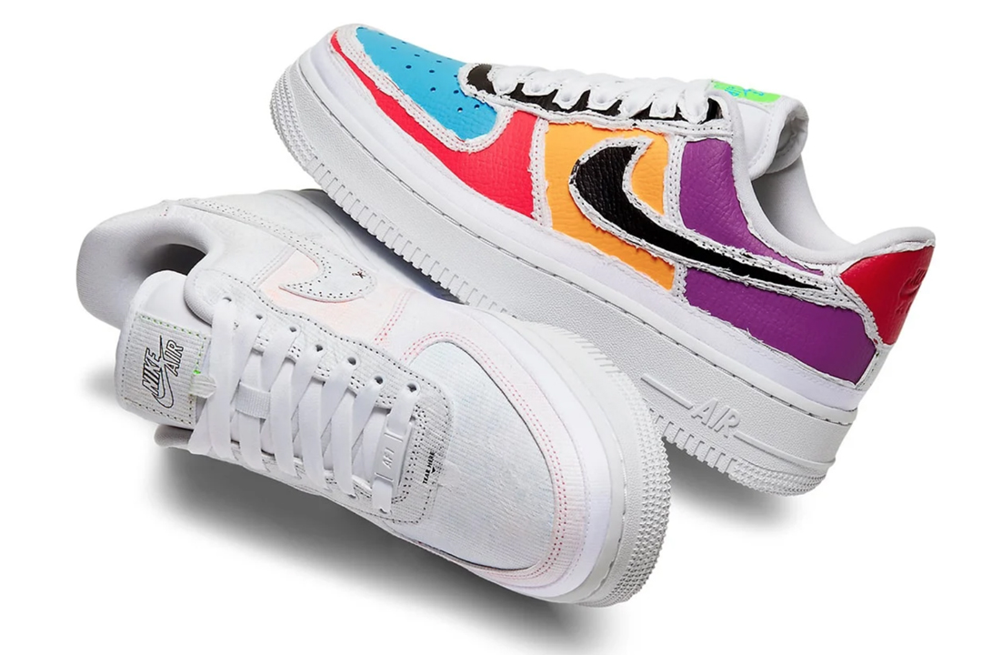 Air force 1 multicolor tear away deals