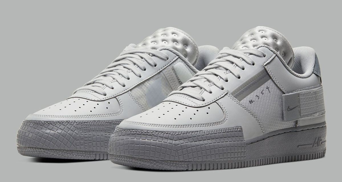 nike air force 1 in grey