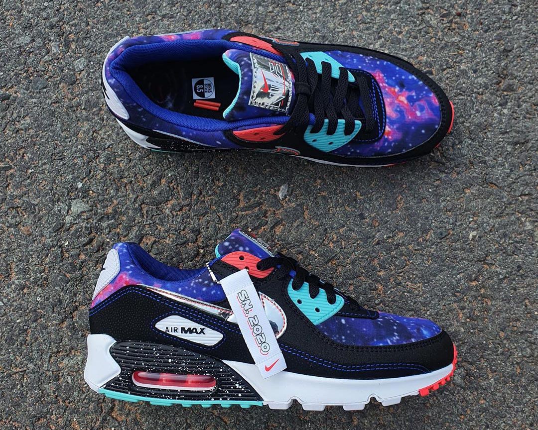 nike air max 90 blue galaxy