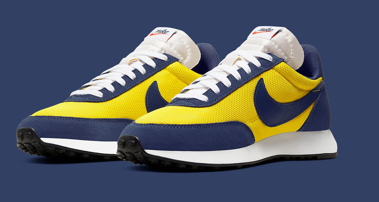 nike tailwind 79 yellow blue