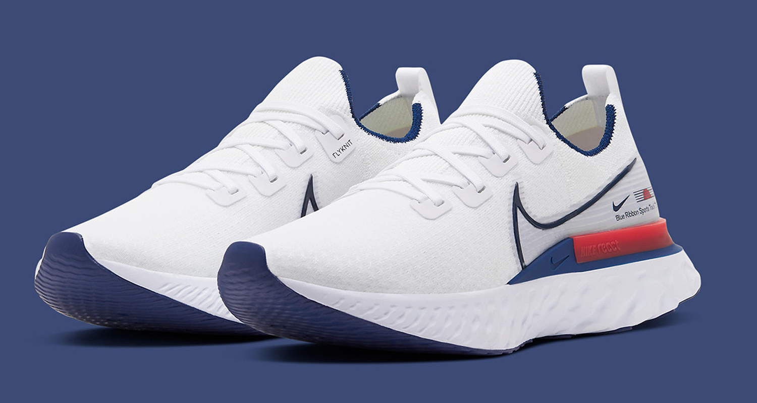 nike react infinity run blue ribbon