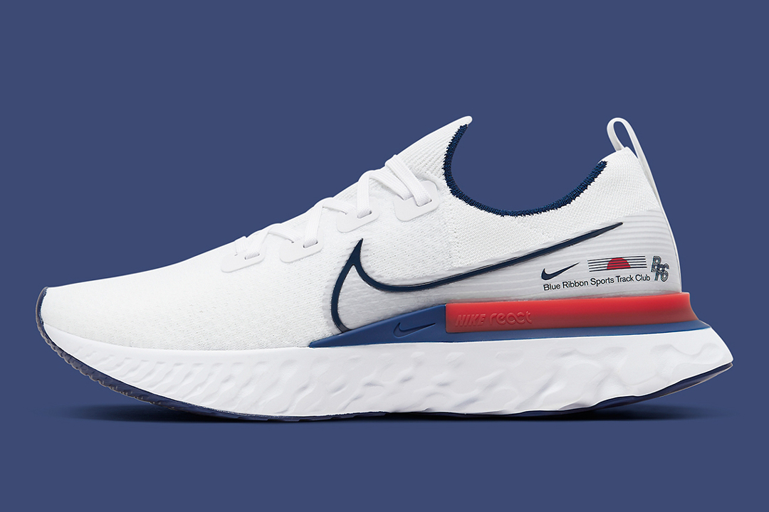 Latest Nike Infinity React Pays Homage to Blue Ribbon Sports Track