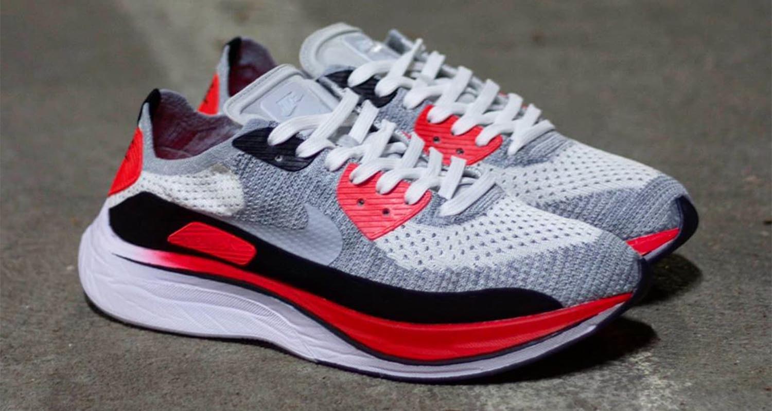 Frente a ti desesperación seguridad Custom Nike Air Max 90 Flyknit Vaporfly 4% "Infrared" | Nice Kicks