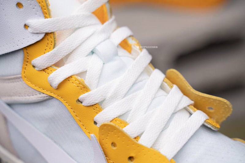 OFF-WHITE x Air Jordan 1 Canary Yellow Sample