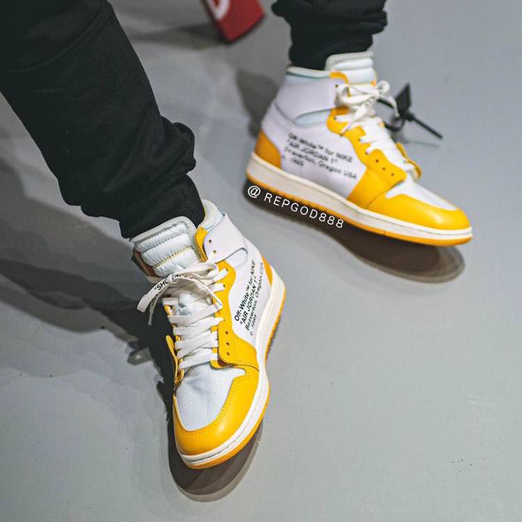 Nike Air Force 1 '07 x Off-White – Canary Yellow