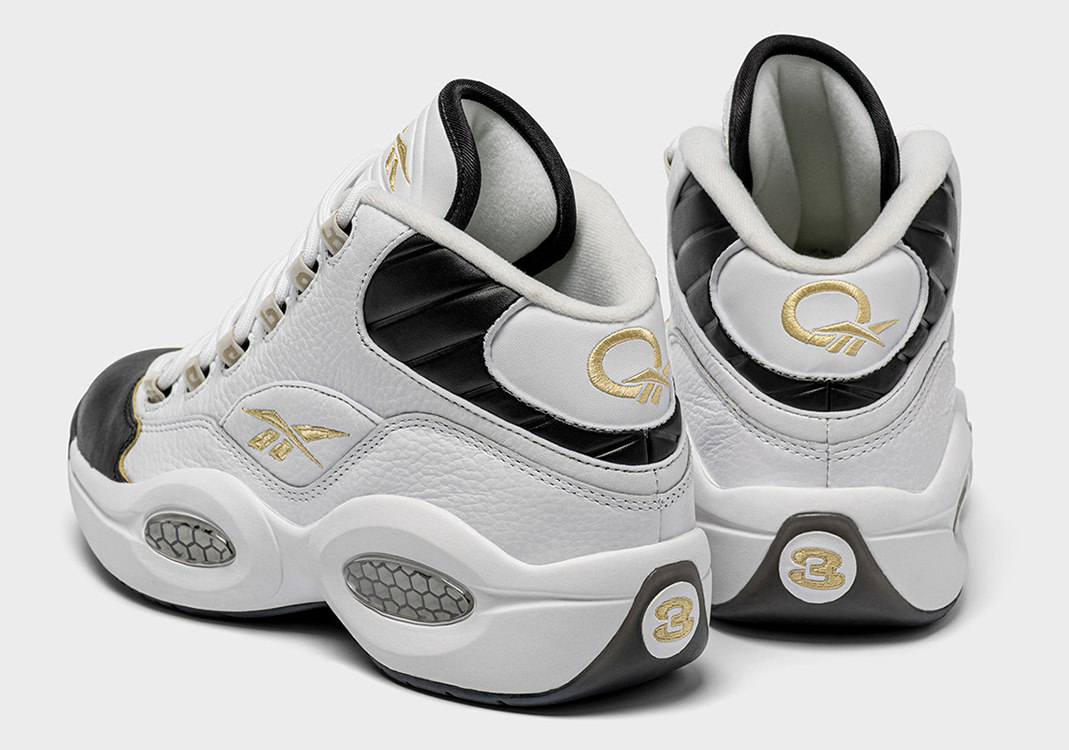 reebok question mid gold