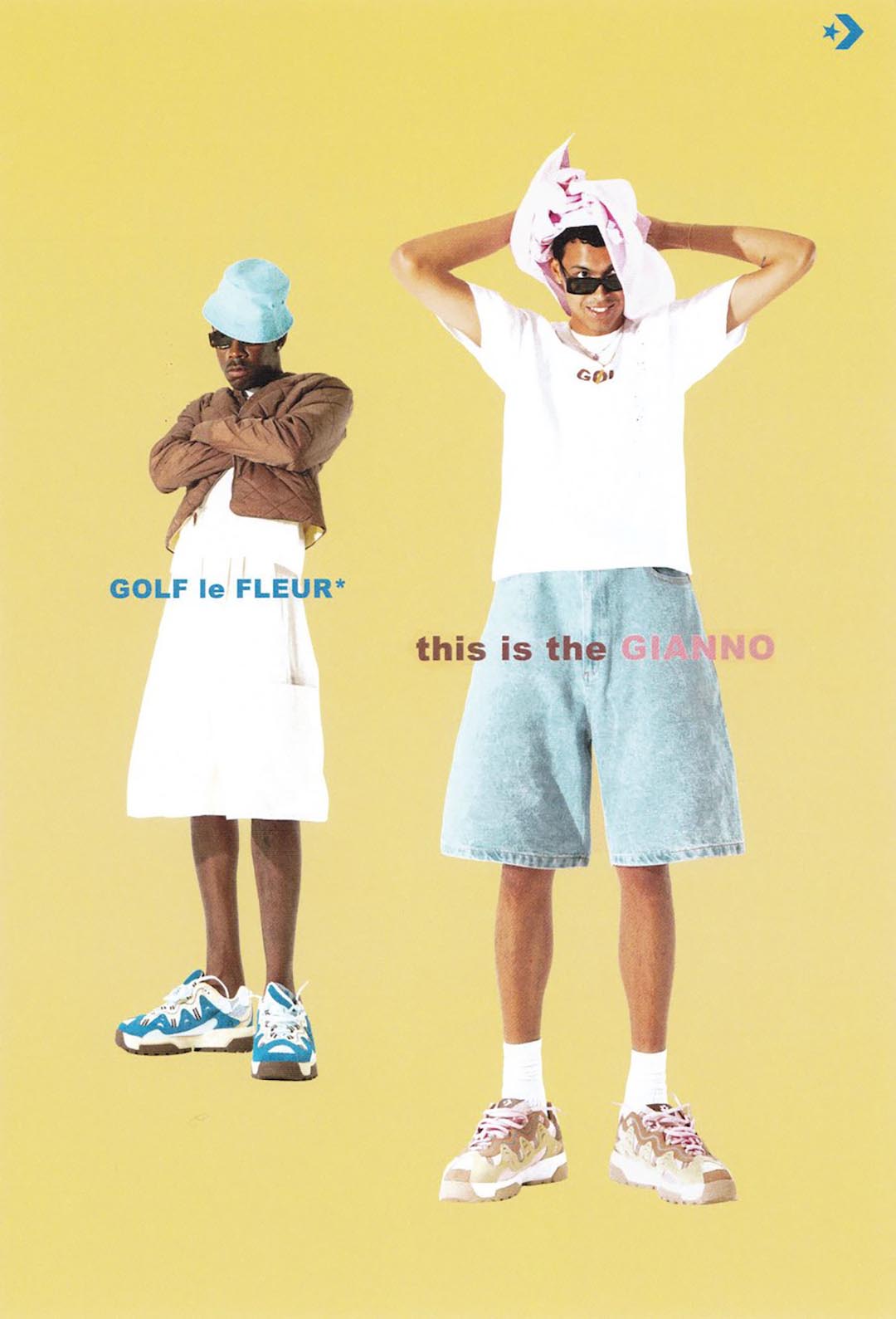 Tyler The Creator x GOLF le FLEUR x Converse Gianno Release Date Nice Kicks