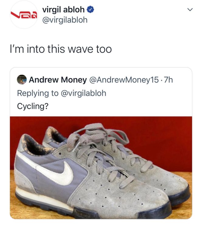 Virgil Teases Possible OFF-WHITE x Nike | Nice Kicks