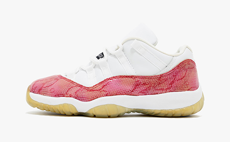 Air Jordan 11 Low Pink Snakeskin Custom, Jordan Zoom Separate Men  Dh0249-001