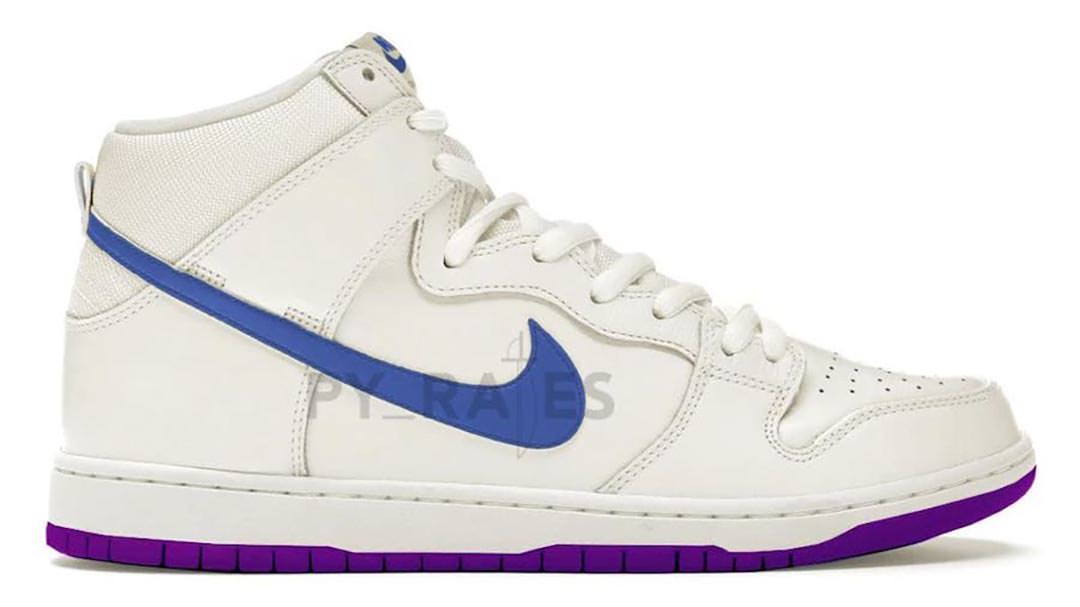 Notre Nike Dunk High Pearl White Blue Void Grand Purple Release Date