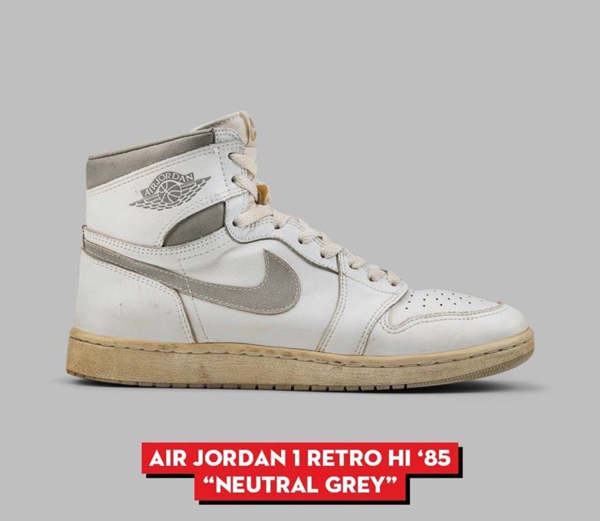 100 Release Date - Air Jordan supreme 1 Hi '85 Neutral Grey BQ4422   WpadcShops - Nike Jordan supreme Flight Essentials Warm-up-Trainingsjacke  in Schwarz