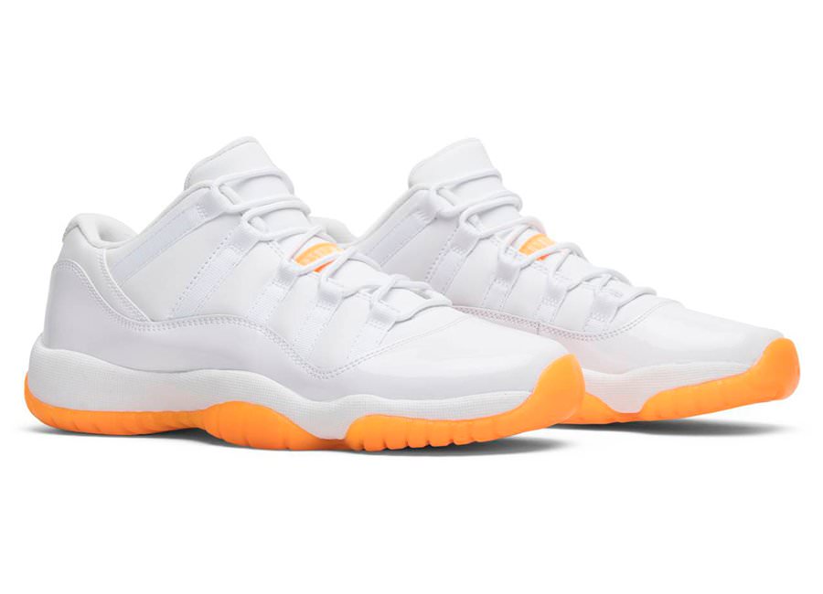 orange low top 11s