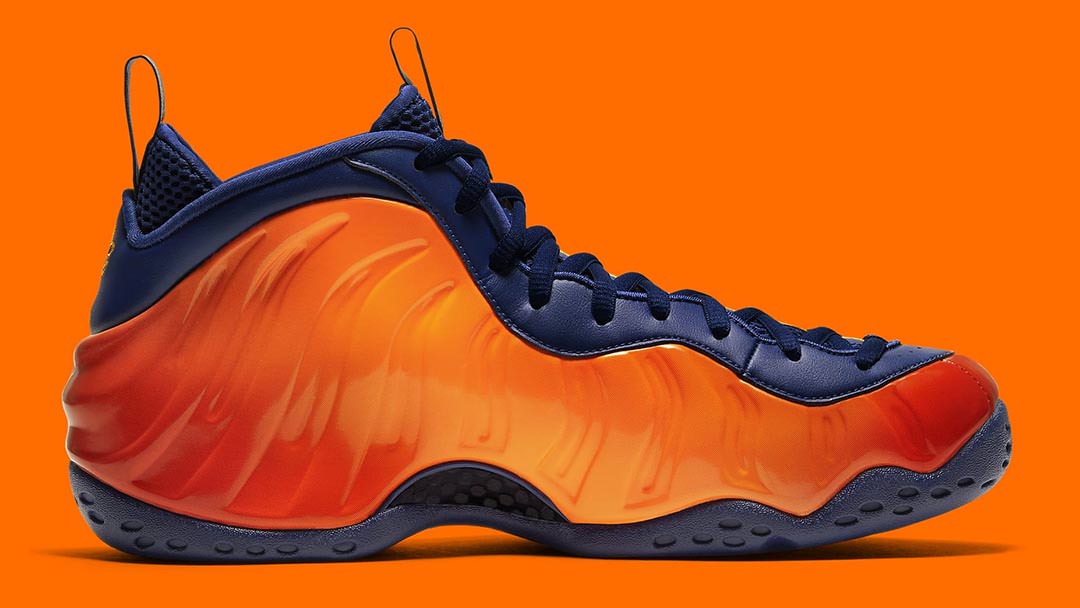 orange nike foamposite