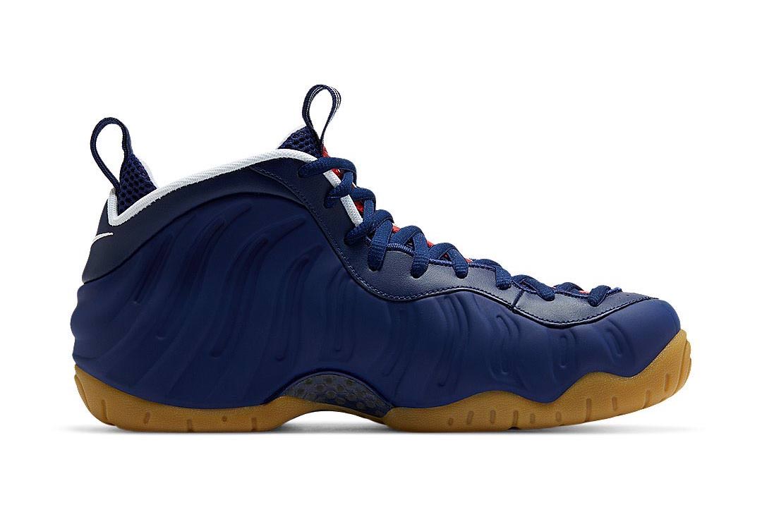 Nike air hotsell foamposite navy blue