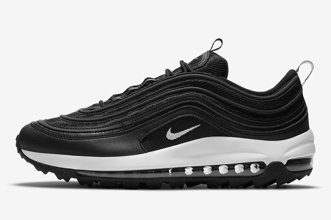 Air max 97 black white sole sale