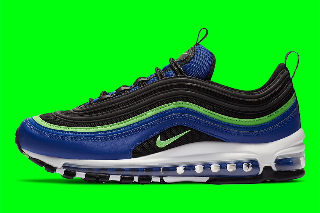 97 air max black and blue