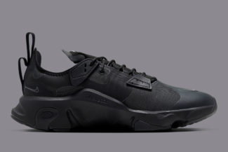 nike react gore tex triple black
