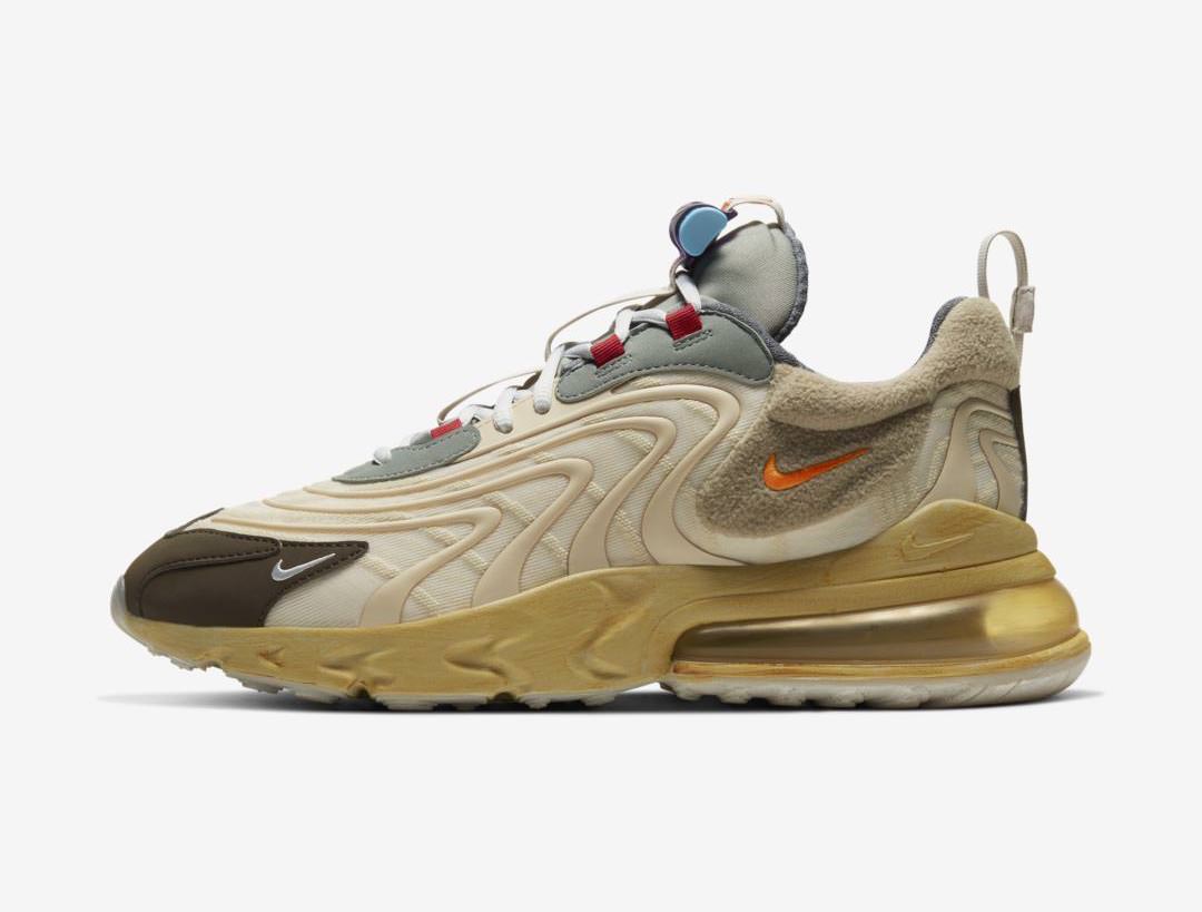 Travis Scott x Nike Air Max 270 React CT2864-200 Release Info