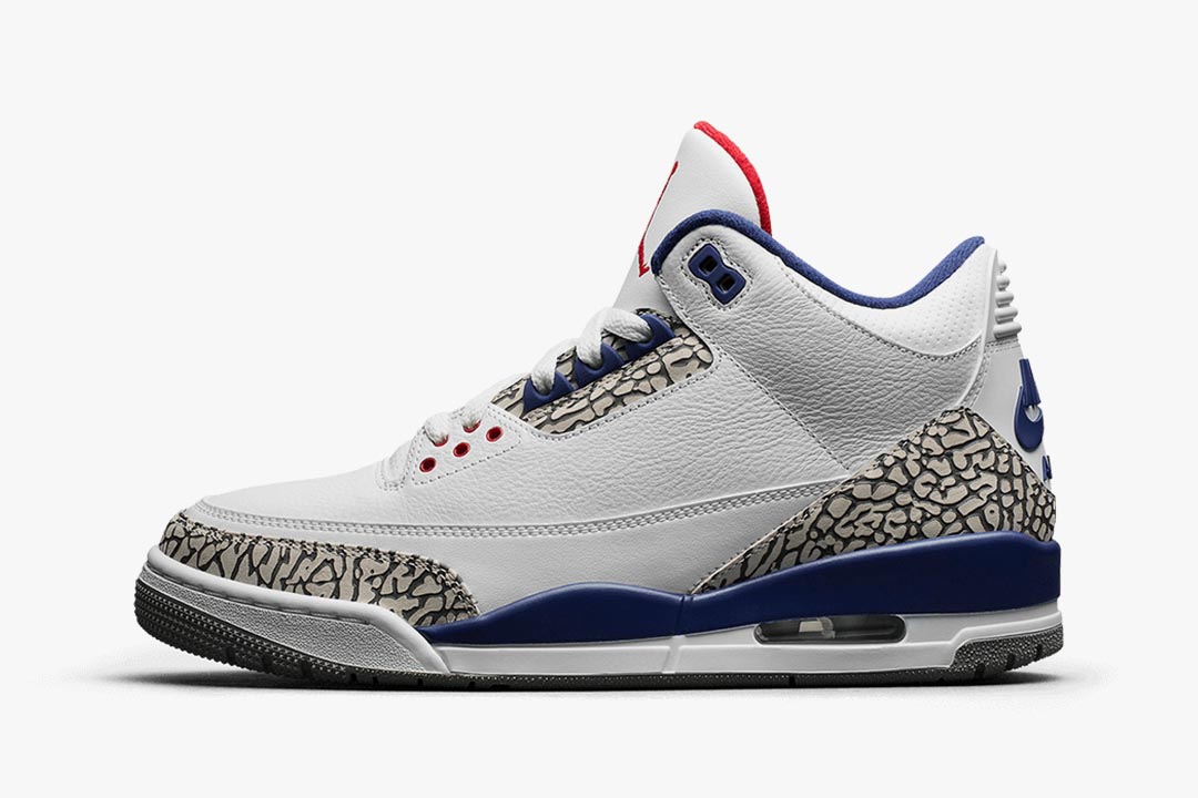 AIR JORDAN 3 RETRO LIFESTYLE LIMITED EDITION BLUE US 10