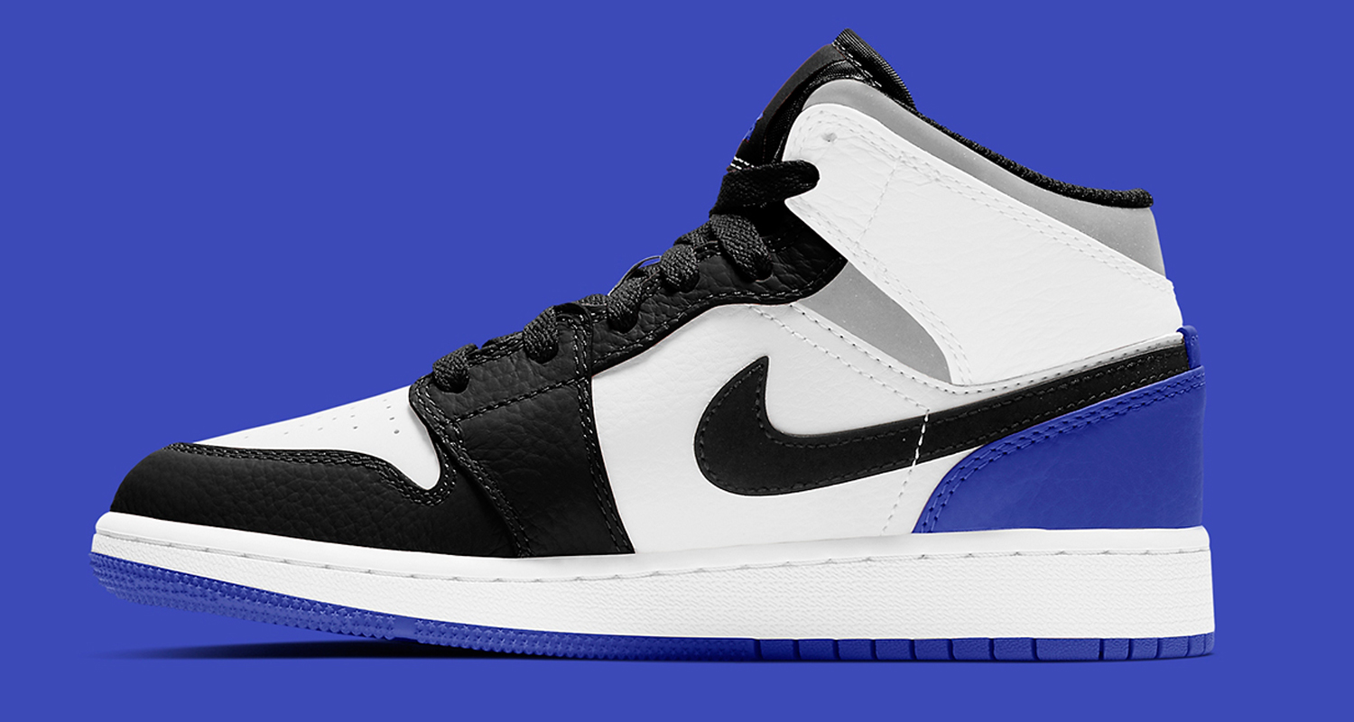 air jordan 1 mid gs royal white