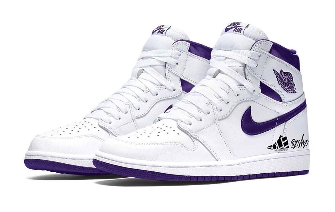 Nike Air Jordan 1 High OG Metalic Court Purple Women Size 8.5 : CD0461-151