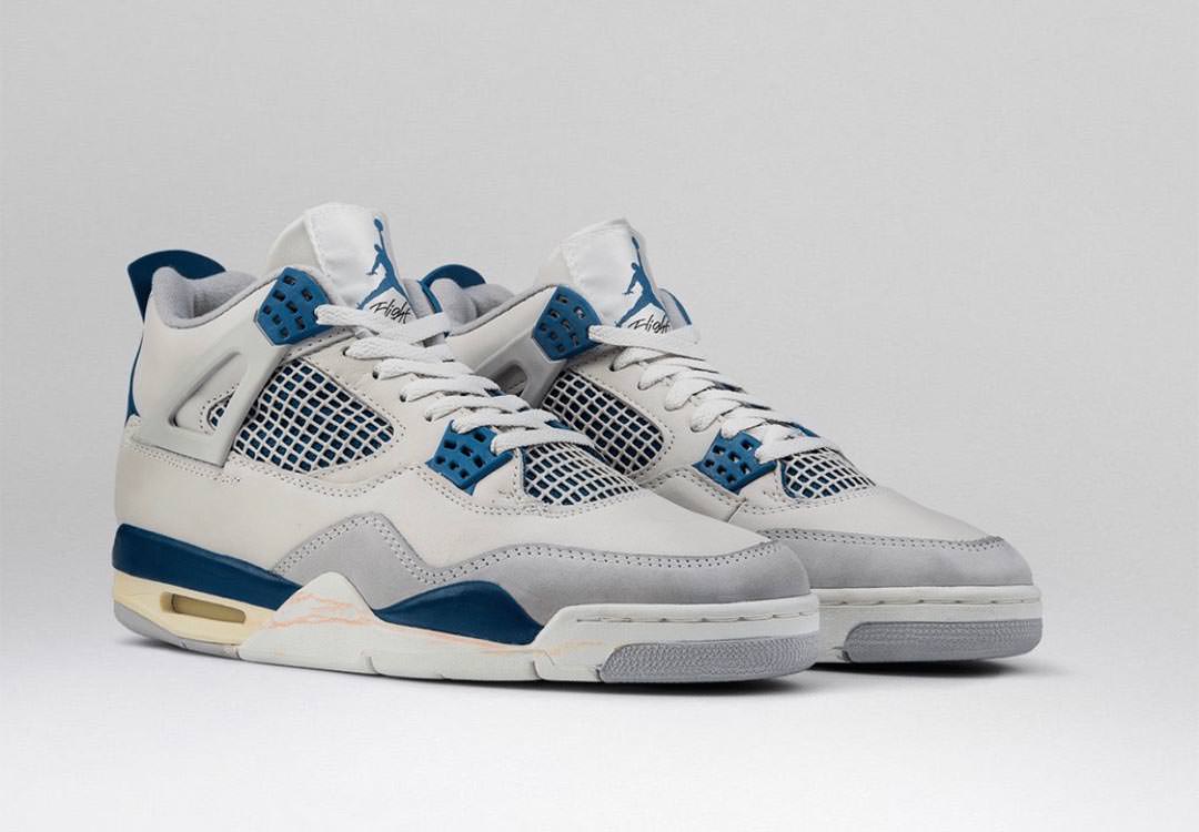 military blue jordan 4s