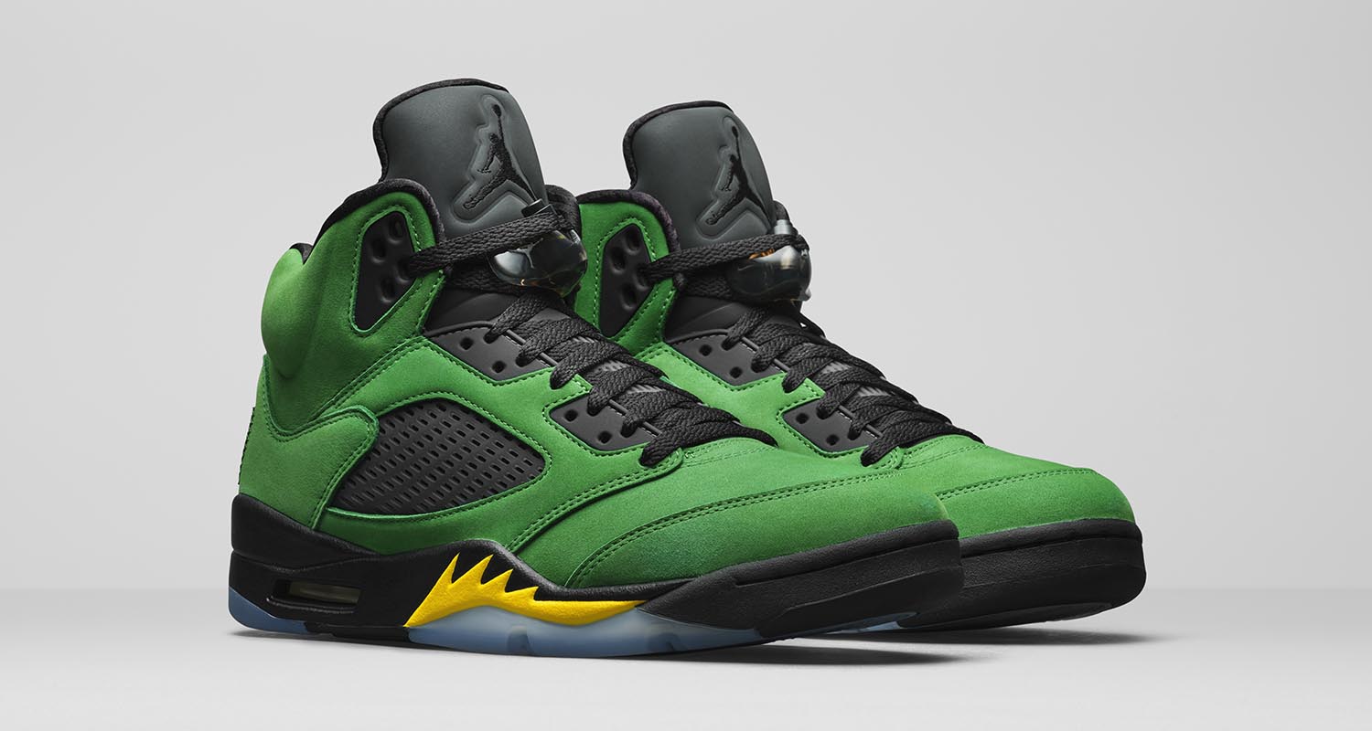 black and green jordan 5