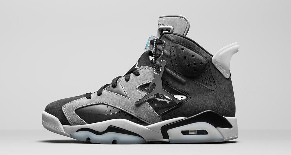 retro 6 black and grey