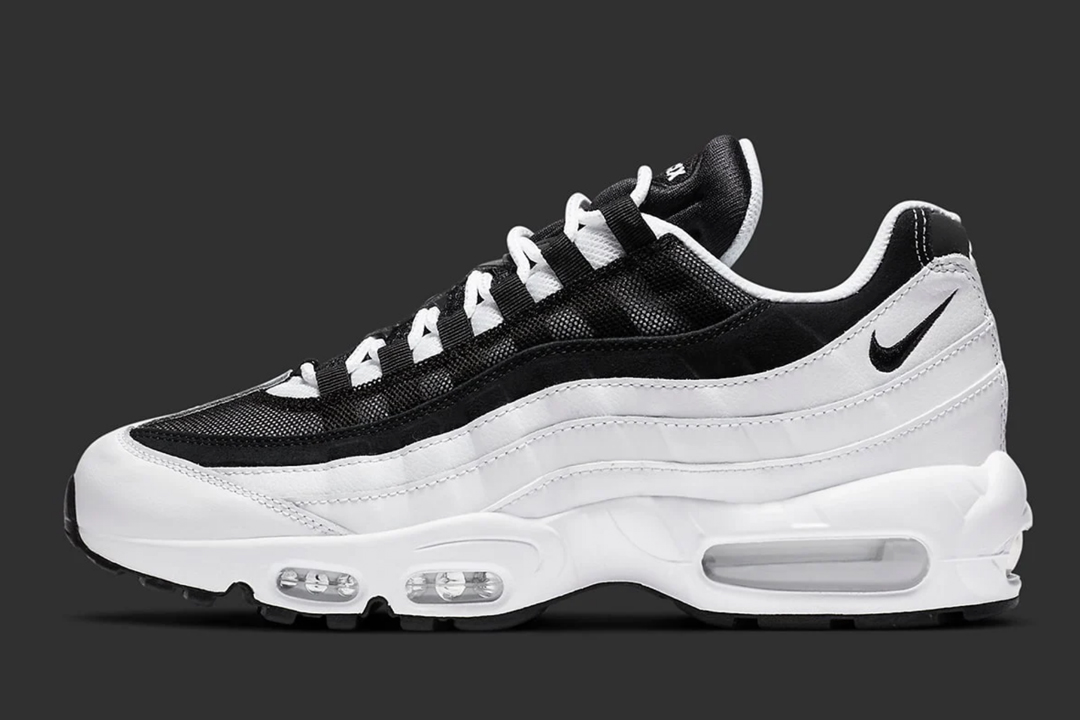 nike 95 black and white