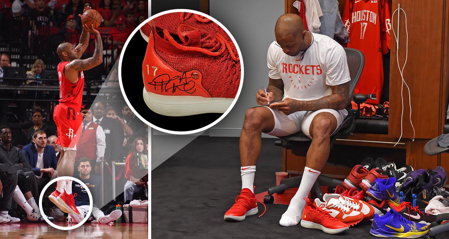 P.J. Tucker donates sneakers for Sixers Youth Foundation auction