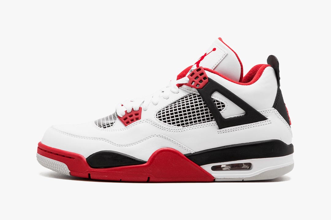 Air Jan jordan 4 Retro "Fire Red" 4364, 308497-110, DC7770-160