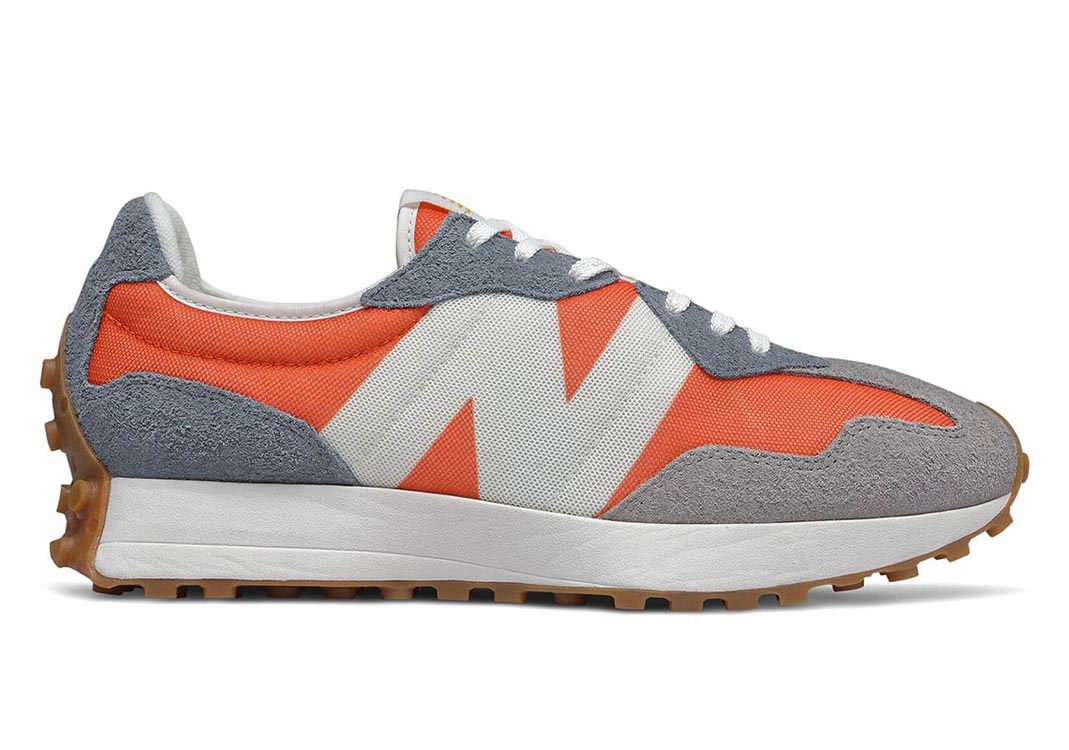 gray and orange new balance