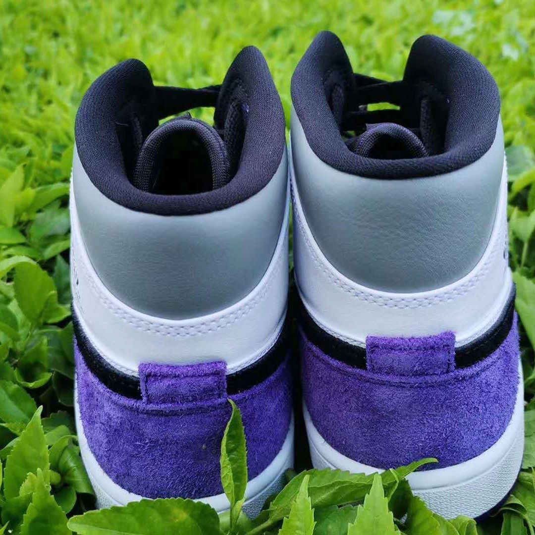 jordan 1 mid purple black