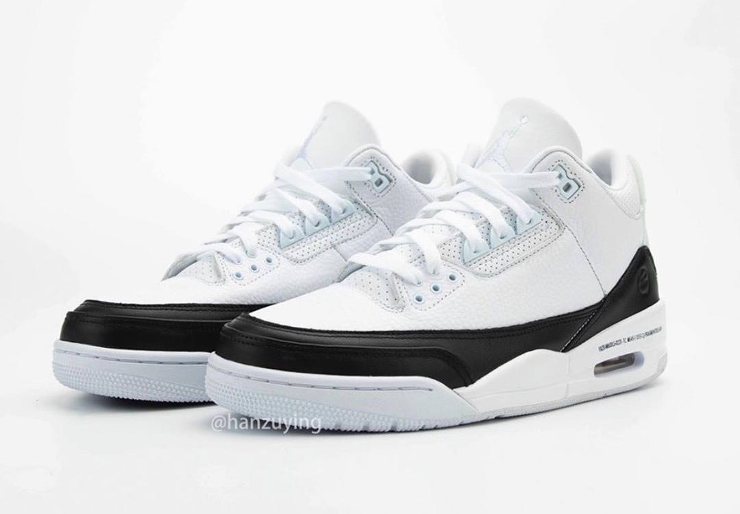 fragment Design x Air Jordan 3 Black/White DA3595-100 Release Date ...